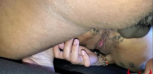  Kitty gets her asshole stretched for double anal